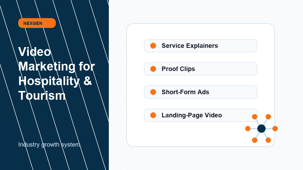 Video Marketing for Hospitality | Nexgen Local Marketing industry marketing strategy visual